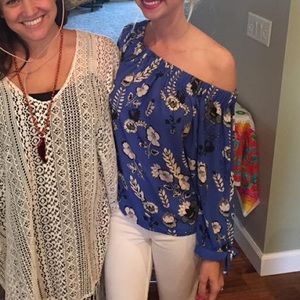 Floral Off the Shoulder Blouse